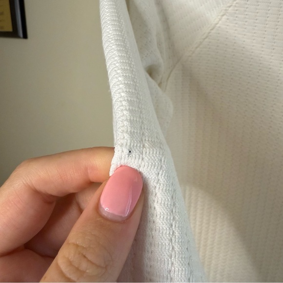 LULULEMON Rest Less Pullover Bubble Dot White 2/4 - Picture 8 of 11